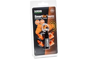 Sordin SmartEar Impulse - Tapones para los oídos reutilizables para cazadores y deportistas
