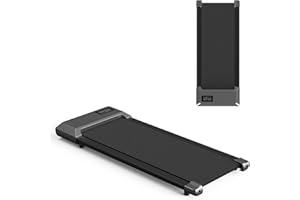 Superun Cinta de Correr Escritorio, 1845W Cinta de Andar con Remoto Control y Pantalla LCD para Casa u Oficina, Caminadora MAX 134KG, Máquina de Correr Compacto, Walkiing Pad 6KM/H Bajo Ruido