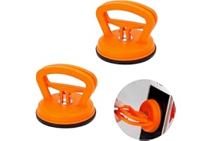 KYNLE 2 Pezzi Ventosa per Carrozzeria Auto, Estrattore Ammaccature Auto, Ventose Riparazione, Kit di Riparazione Ammaccature Senza Vernice per Ammaccature di Carrozzeria, Vetri E Specchi (5,5 * 6,5 CM)