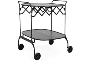 Kartell Gastone, Servierwagen, Schwarz