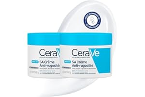 CeraVe - SA Crème Anti-Rugosités - Exfolie, Adoucit et Lisse les Rugosités - Acide Salicylique + Urée + 3 Céramides Essentiels - Peau Sèche, Rugueuse, Squameuse