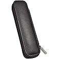 Online 90686 Leather Case for 2 Long Pen - Black