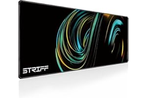 STRIFF Extended Size (800 mm x 300 mm x 3 mm) Gaming Mouse Pad| Stitched Edges| Non-Slip Rubber Base|Computer Laptop|Keyboard