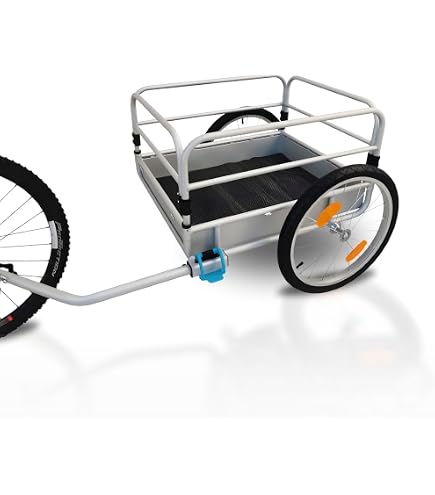 red loon fahrradanhänger Lastenanhänger – Cargo T4, 144 Liter, Aluminium Fahrrad Transportanhänger, extrem leicht, mit Regenabdeckung, Anhänger für Fahrrad Sport & Freizeit CUBE STEREO HYBRID 140 kitchen-storage Farbe:fuchsia purple matt