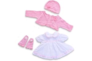 ZIYIUI Vestiti per Bambole Reborn 55cm Abitini in Cotone Carina per Bambolotti 50-55 cm 19-22 pollici ragazzo ragazza Abbigliamento per bambole