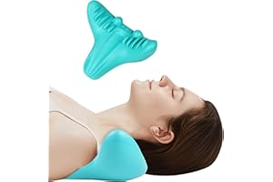 LAYHOU Nackenstrecker, Nacken und Schulterentspanner, Neck Cloud zur TMJ Schmerzlinderung und Ausrichtung der Halswirbelsäule und zur Entspannung von Nacken und Schultern, Neckfly Nackenstütze, Nackenretter