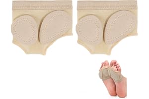 VILITI 1 Pair Foot Thongs for Dance Girls,Nude Ballet Modern Belly Dancing Jazz Tap Girls Women Sports Thong Barefoot Toe Socks Cushion Gifts,for Adult Kid Dancers Shoes Forefoot Pad Feet Orthotic Protection