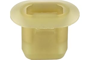 RESTAGRAF Écrou Plastique Garniture Intérieure et Extérieure pour Véhicules Renault/Peugeot/Citroën/Nissan/Opel/PSA, 4.2mm Vis Diamètre, 7.2 x 14.2mm Poinçon, Lot de 15, Naturelle