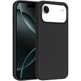 iPhone 17 Pro Max ile Uyumlu Karbon Fiber Desenli Premium Kılıf Kevlar Kenar İnce ve Hafif Tasarım Kablosuz Şarj ve MagSafe i