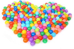 Yinuneronsty 1 Bolsa De 50pcs 5.6CM Bola Marina Multicolor Bola De Juguete De Plástico Blando Redonda para Niños
