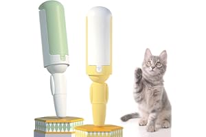 BEHONE Wiederverwendbare Fusselrollen für Tierhaare,2 stück Wiederverwendbarer Tierhaarentferner Fusselrolle Selbstreinigender Fusselentferner Fusselrolle Tierhaare Zur Reinigung Tierhaaren auf Sofas,Betten