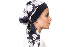 FADACHY Chemo Headwear for Women Head Scarfs Turbans UK Cancer Scarves Bandanas Hair Loss Beanie Hat Cancer Headwear Headwrap Scarfs Cap Silky Muslim