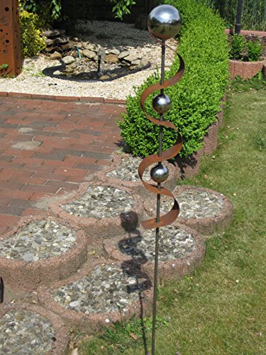 Gartenstecker ST100 Rost Skulptur Rostdeko Edelrost Roststeelen Deko Garten - 2