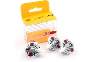 ‎CUESOUL CUESOUL TERO AK4 Dart Flights Standard/Slim Form mit attraktivem Muster, 3er Set