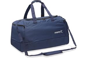 PEWVON Borsone Palestra Uomo Donna M 40L e XL 50L grande in 3 colori Borsa da Viaggio Sportiva Yoga Campeggio Fitness Allenamento Piscina Calcio, Spazioso e Comodo. Tessuti Resistenti, Design Minimal Moderno