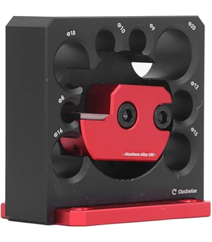 Kit Per Fare Tasselli In Legno - 8 Fori Da 8mm A 20mm Con Inserti In Metallo Duro Sostituibili