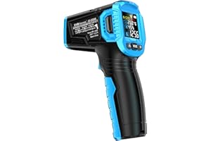 Aicevoos G600B Infrarot Thermometer Digitale Laser-Temperaturpistole, Handwärme-Temperaturpistole mit einstellbarem Emissionsgrad zum Kochen | -58°F ~ 1112°F | NICHT für Menschen