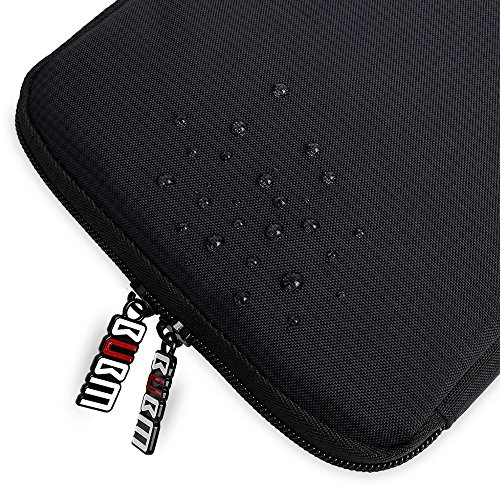 BUBM Tragbare Universal Electronics Zubehör Organizer, Travel Gear Organizer für Handys, USB-Kabel, Netz Banken, Kameras, Festplatte und Etc.by Senhai (Medium, Schwarz) - 6
