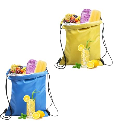 Lot Sacs Isothermes DEWIN Lot 5 Sacs Isothermes Aluminium - 25x30 Cm - Étanches, Pliables - Pique-nique, Voyage, Camping Sac Isotherme Aluminium