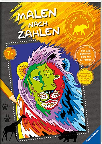 Malen nach Zahlen: Wilde Tiere