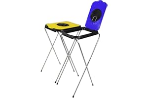BigDean 2X Müllsackständer SwingFix GELB BLAU 120L Blauer Gelber Sack Einer Mülleimer Müllbeutelständer Müllsackhalter 120L