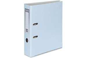 OFFICE Centre 1 Light Blue A4 Large 75mm Lever Arch Files Folders Metal Edge & Finger Pull Stationery Document Storage Paper