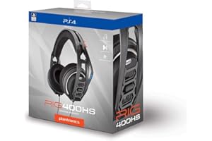 Plantronics 941609 - Auricular estéreo Biaural para PS4 400HS, Color Negro - Compatible con PS5