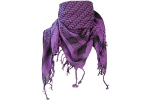 MB-Müller Extraordinary Gifts Palästinenser PLO Pali Halstuch Shemagh in Lila Schwarz