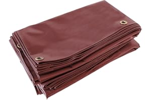 Tecplast Toile Pergola Rouge Bordeaux 4x6 m LP506PR - Garantie 5 Ans - Bâche Pergola ou Tonnelle étanche en PVC pour terrasse