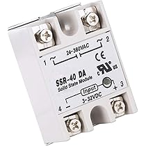 3 Relè A Stato Solido SSR-40DA Yofuly - 40A, DC 3-32V To AC 24-380V, Con Dissipatore - Foto 7