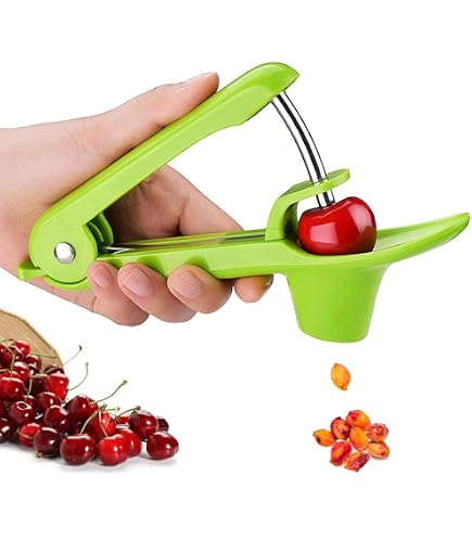 Cherry Pitter – Entsteiner Für 6 Kirschen Auf Einmal, Spritzsicher & Spülmaschinenfest