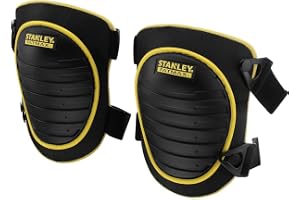 Stanley FatMax knäskydd med hårt skal (för utomhusarbete, hög flexibilitet och rörelsefrihet, platt design, bekväm att bära) FMST82961-1