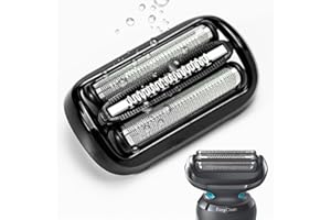 MONILOLY 53B Pièce Tete de Rasoir Compatible avec Braun Serie 5 et 6, Grille Rasoir Électrique Homme Pour Braun Series 5 50-b1200s 50-R1000s 50-B7000cc 5049cs 5050cs 6020s 6040cs