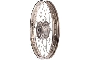 MZA Roue de rayons 1,6 x 19 pouces – Acier Jante en acier + Acier inoxydable rayons, acier inoxydable Moyeu de roue avec jante (original)