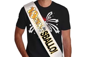 DOR IMPORT S.R.L. FASCIA 18 anni -18 ENNE da sballo - gadget idea regalo scherzoso compleanno