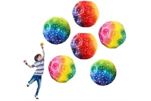PASLFC Moon Ball,Jumping Ball, Space Ball Super High Bouncing Bounciest Lightweight Foam Ball Hohe Springender Gummiball Sprünge Gummiball Space Ball EIN Knallendes Geräusch Machen