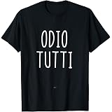 Settantallora - T-Shirt Maglietta J1504 Odio Tutti : Amazon.it:  Abbigliamento