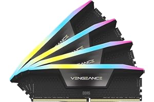 CORSAIR VENGEANCE RGB DDR5 RAM 128GB (4x32GB) 5600MHz CL40 Intel XMP iCUE Compatible Computer Memory - Black (CMH128GX5M4B5600C40)