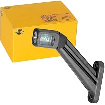 Feu D'encombrement LED HELLA 12V/24V - Gauche, Câble 2000mm - Conforme ADR/ECE, Réf. 2XS 011 768-071