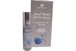 Al-Rehab Almizcle Blanco Attar 6 ml Perfume de larga duración sin alcohol