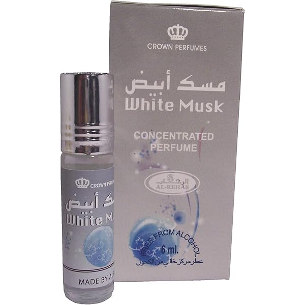 Al Rehab White Musk Duftöl - 3 Ml, 100% Rein, Intensiver Moschus-Duft Für Haut & Raum
