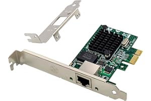 ULANSEN PCIe Gigabit Ethernet Server Adapter mit Broadcom NetXtreme BCM5751 10/100/1000Mbps Gigabit Desktop PCI-E Netzwerkkarte NIC