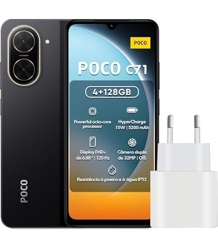 XIAOMI Poco C71 128GB/4GB Dual SIM Blue : Amazon.fr: Electronics