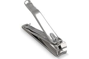 MZM SHOPACO Nail Clippers Stainless Steel – Sharp Nail Cutter for Fingernails & Toenails, Professional Manicure Tool for Men & Women, Durable Grooming Accessory & Travel Essential