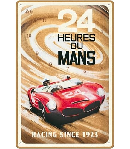 Nostalgic-Art Blechschild 30 X 40 Cm - 24h Le Mans - A Century Of