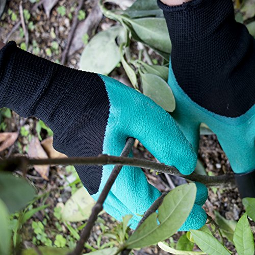 DELIPOP Garten Handschuhe mit Klauen für Graben Pflanzung, Packung mit 2 Paaren (rechts Klaue + Links Klaue) - 7