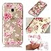 Produktbild Galaxy A3 2017 Case,Galaxy A3 2017 Silikon Hülle [Kristallklar Durchsichtig], Transparent TPU Silikon Schutz Handy Hülle Case Tasche Silikon Crystal Case Durchsichtig Schutzhülle Etui Bumper für Samsung Galaxy A3 (2017) Schöne Blumen