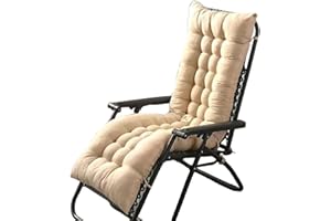 UYEOCO Cuscino Per Sedia A Dondolo,Cuscino Per Sedie A Sdraio Cuscino Per Lettino Prendisole Da Esterno,53*150/160/170CM Cuscino Reclinabile Per Patio, Sdraio Per Sedia Da Giardino Con Schienal ( Color : 3#