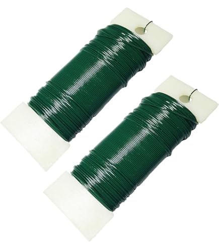 Green Florists Wire On A Reel 4 Different Size Gauges Available (32 Gauge (0.28mm - View #9