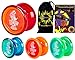 Price comparison product image Duncan BUTTERFLY XT YoYo Set - Ideal for Beginners + Original Spin DVD + Travel Bag! C-Bearing Axle Intermediate Yo-Yo. (Orange)
